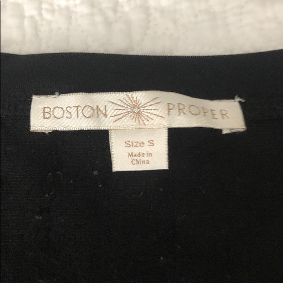 Boston Proper Black Tunic, size S - Picture 2 of 3